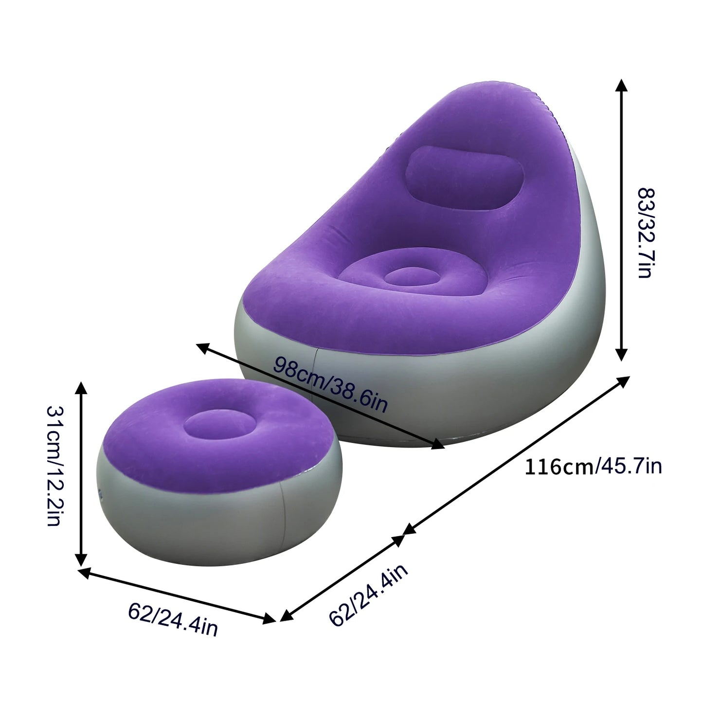 Amiriva Inflatable Lazy Sofa Recliner