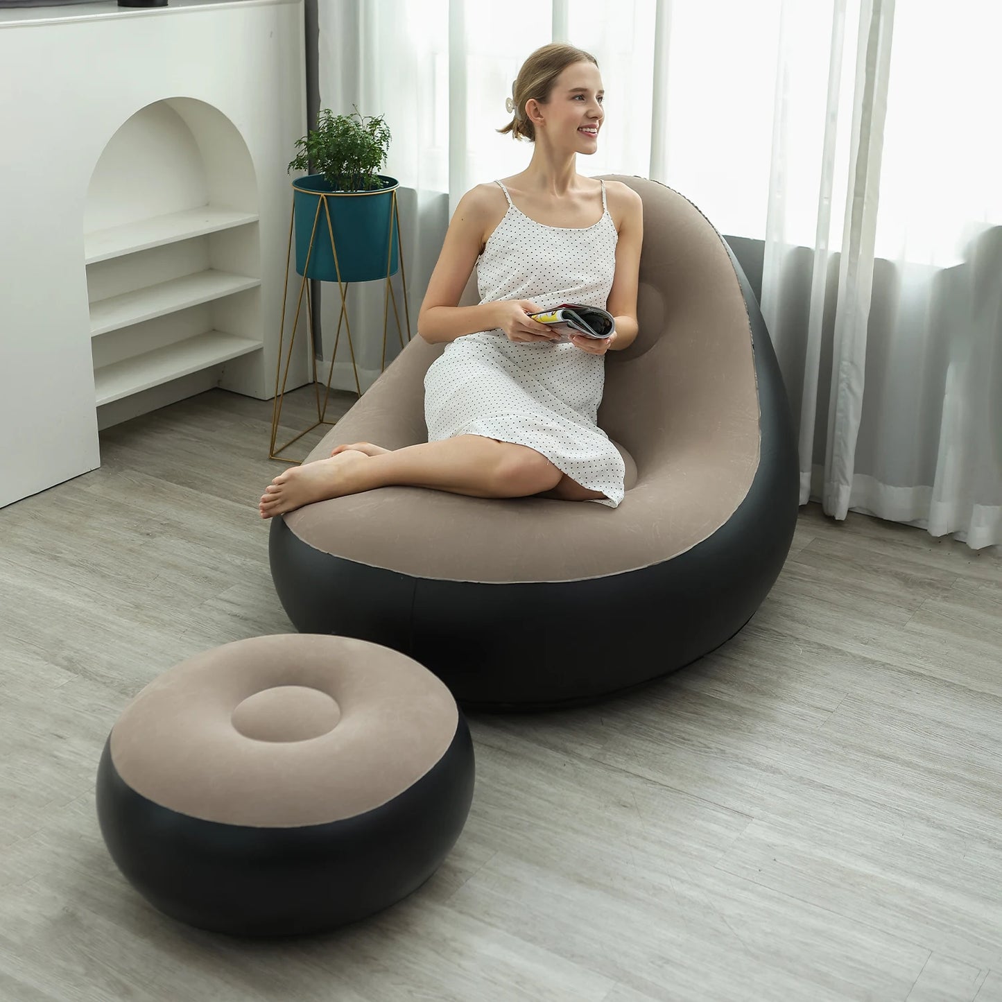 Amiriva Inflatable Lazy Sofa Recliner